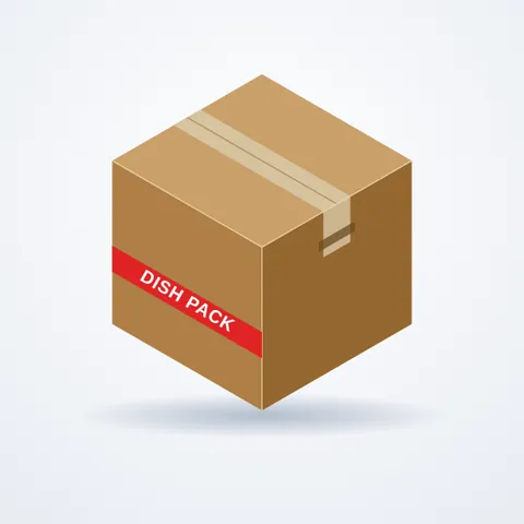 Double-wall dish-pack moving box for dishes and glassware