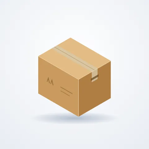 Small moving box for books and dishes, Atlanta