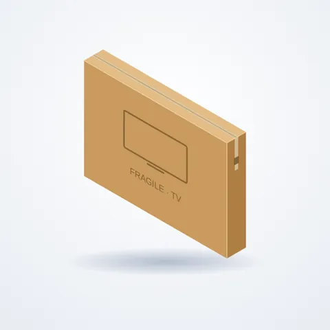 TV moving box for flat-screen TVs, Atlanta