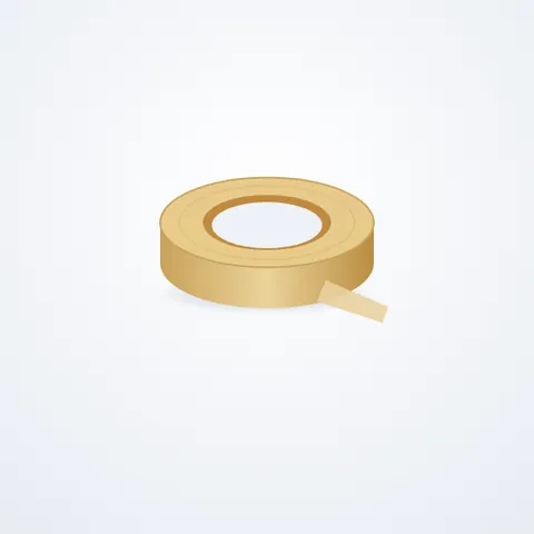 Roll of clear packing tape for moving boxes